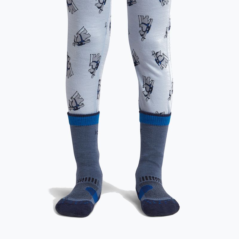 Kindersocken Icebreaker Merino Hike+ Light Crew dawn/midnight navy/lazuri 3