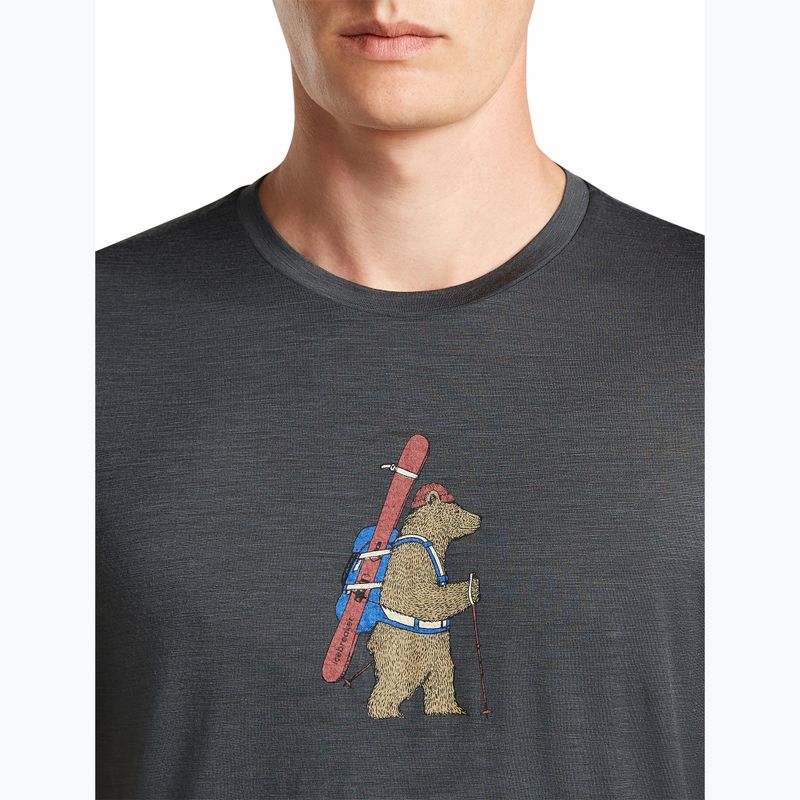 Herren-T-Shirt icebreaker Merino 150 Tech Lite Bear Tour bsidian 4