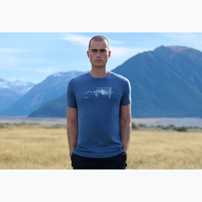Herren Funktionsshirt Icebreaker Merino 150 Tech Lite Pure Altitude Dawn 8