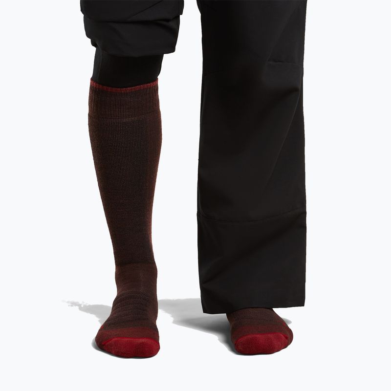 Herren-Skisocken icebreaker Merino Ski+ Medium OTC bittersweet/port/black 3