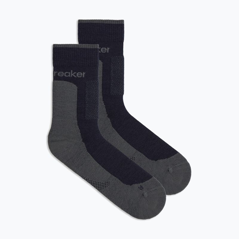 Herrensocken Icebreaker Merino Hike+ Medium Crew midnight navy/obsidian