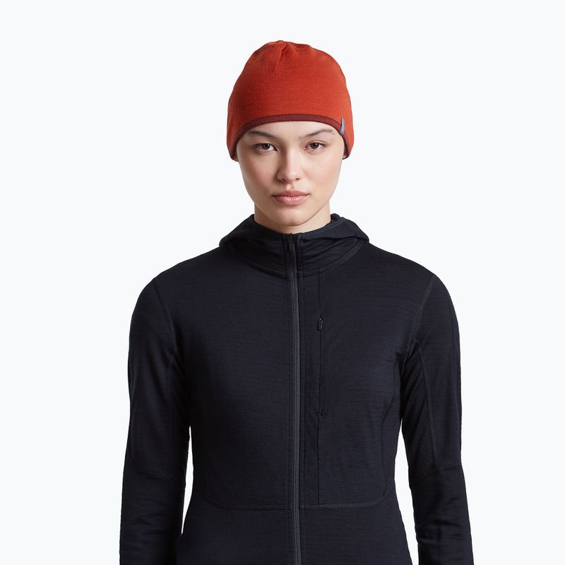Mütze icebreaker Merino 200 Oasis Reversible Beanie agate/port 10