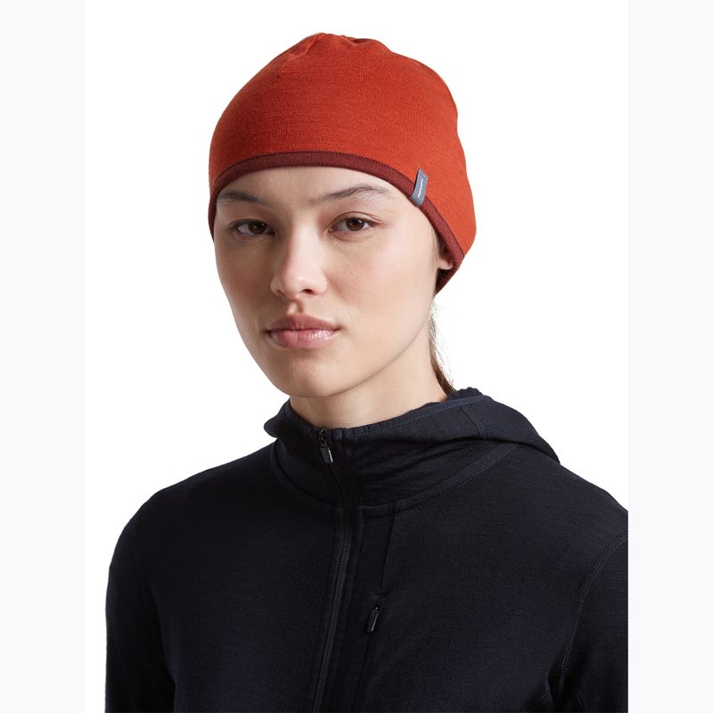 Mütze icebreaker Merino 200 Oasis Reversible Beanie agate/port 12