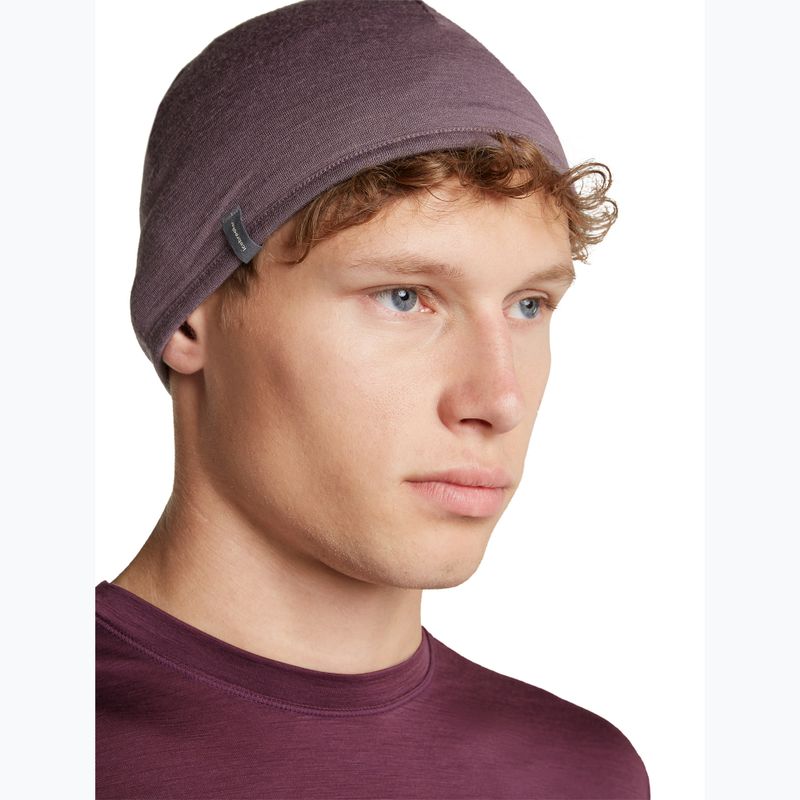 Mütze icebreaker Merino 200 Oasis Reversible Beanie berry/grey plum 8