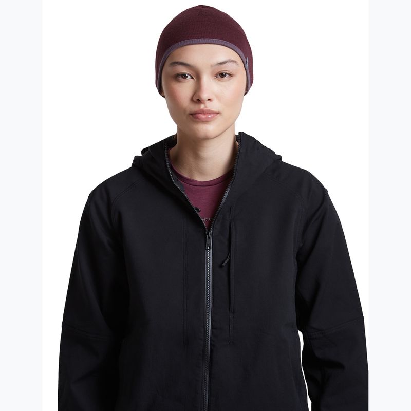 Mütze icebreaker Merino 200 Oasis Reversible Beanie berry/grey plum 9
