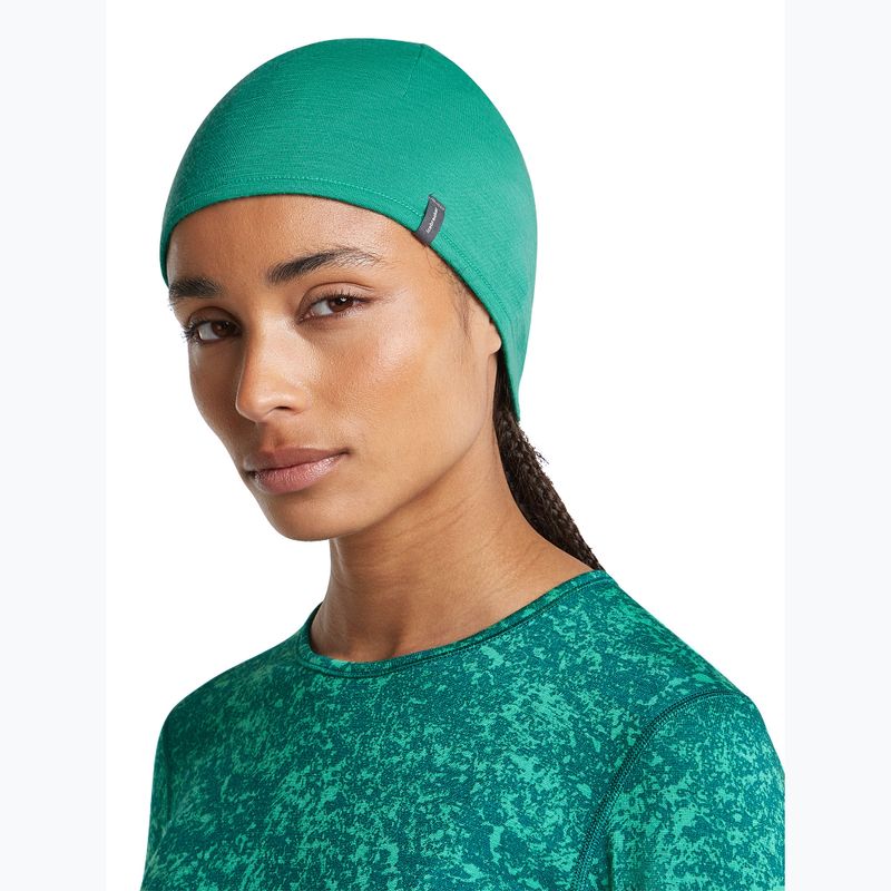 Mütze icebreaker Merino 200 Oasis Reversible Beanie tidal teal/fresh 12
