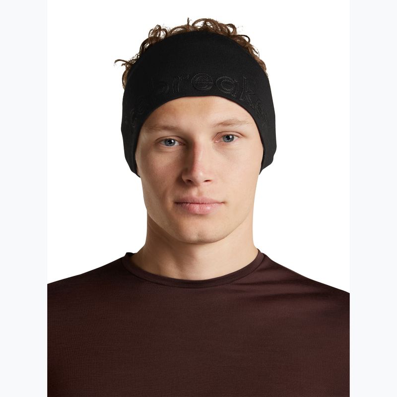 Stirnband icebreaker Merino 260 Tech black 4
