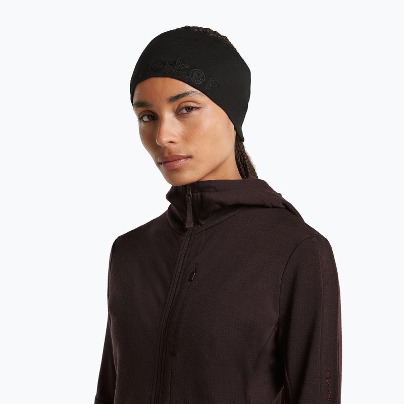 Stirnband icebreaker Merino 260 Tech black 7