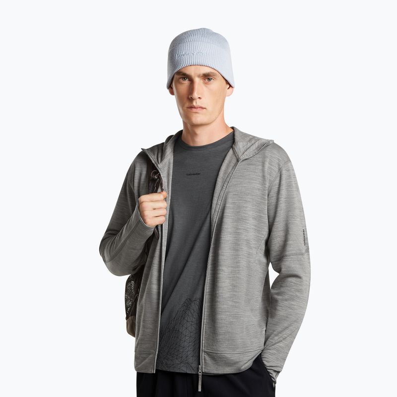 Wintermütze icebreaker Merino All Day Toque Beanie zinc blue 2