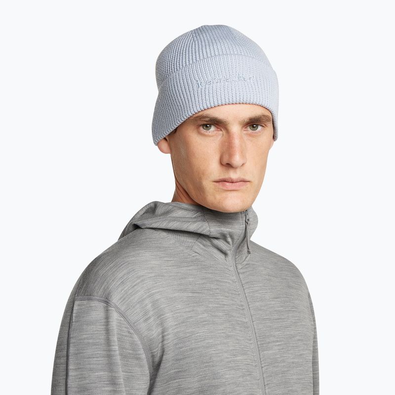 Wintermütze icebreaker Merino All Day Toque Beanie zinc blue 3