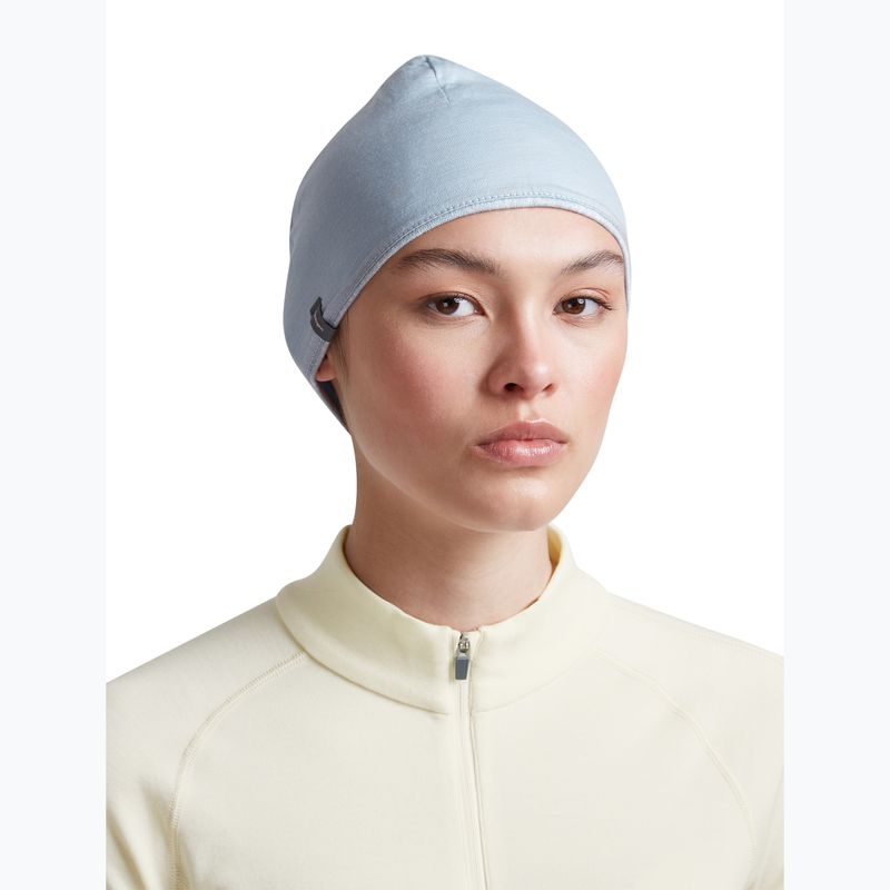 Mütze icebreaker Merino 260 Oasis Vertex Reversible Beanie Chillwave snow/zinc blue 10
