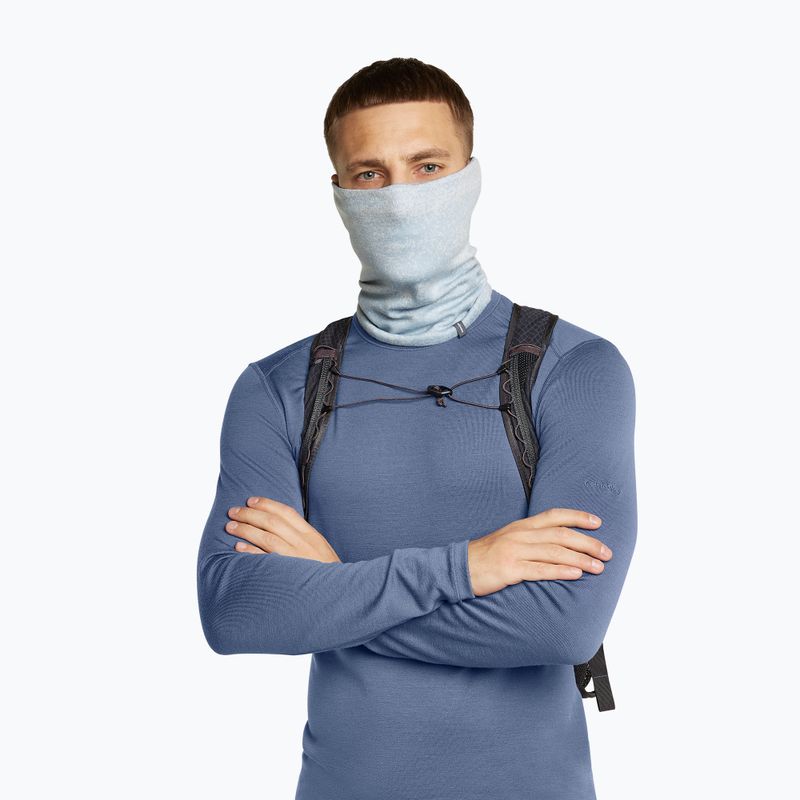 Schlauchschal icebreaker Merino 260 Oasis Vertex Reversible Chute Chillwave snow/zinc blue 3