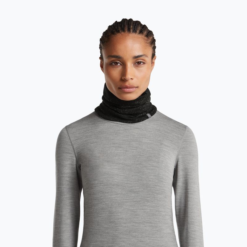 Schlauchschal icebreaker Merino 260 Oasis Vertex Reversible Chute Chillwave black/obsidian 5