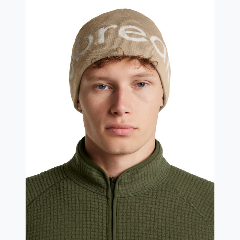 Wintermütze icebreaker Merino Icebreaker Beanie cumin/ecru heather 3