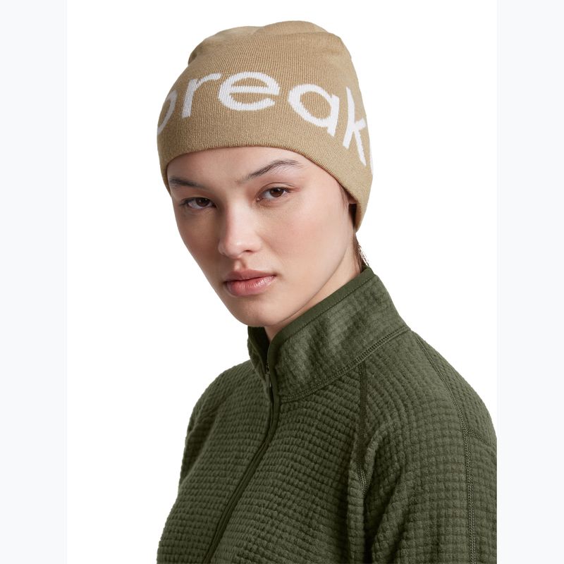 Wintermütze icebreaker Merino Icebreaker Beanie cumin/ecru heather 7