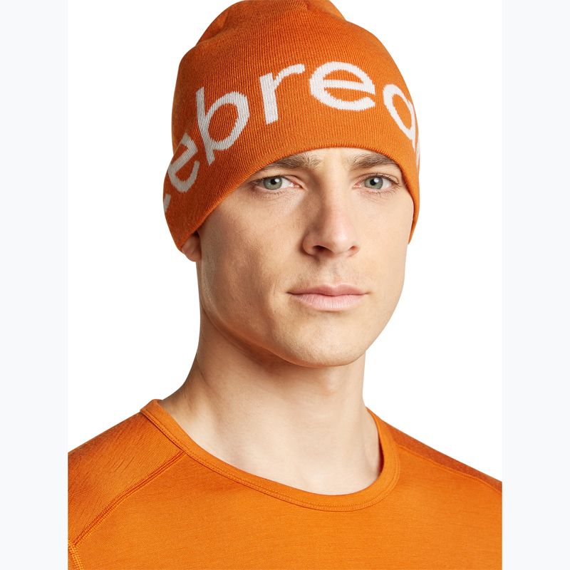 Wintermütze icebreaker Merino Icebreaker Beanie spice/ecru heather 4