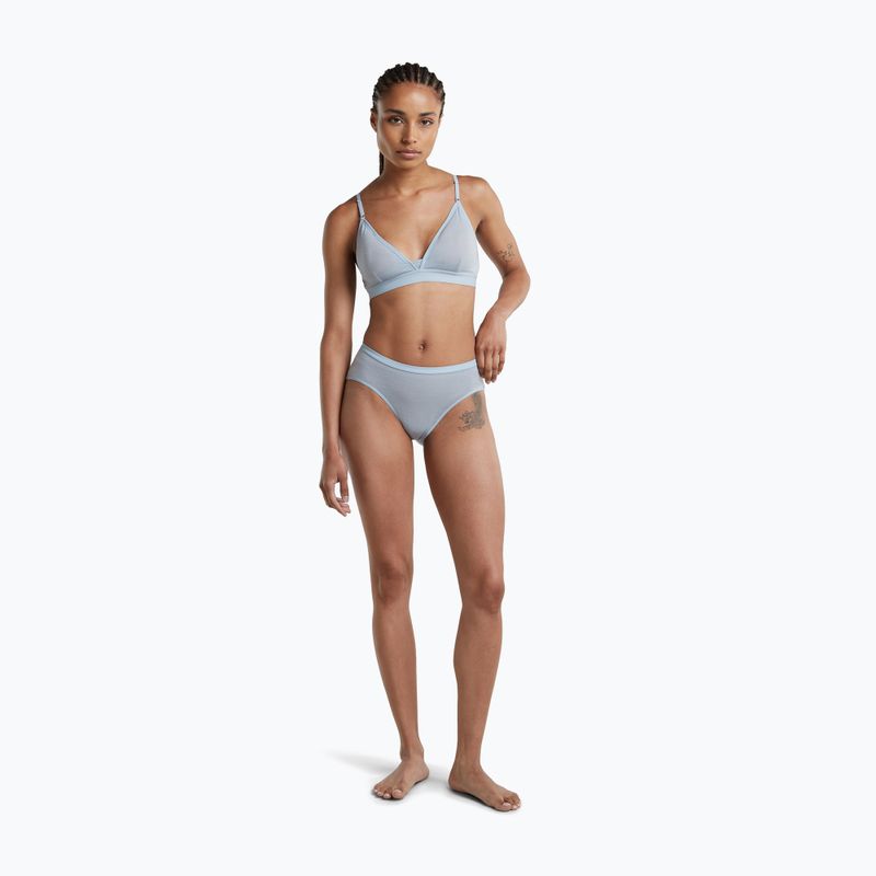 Damen Funktionsunterhose Icebreaker Siren Hipkini zinc blue 3