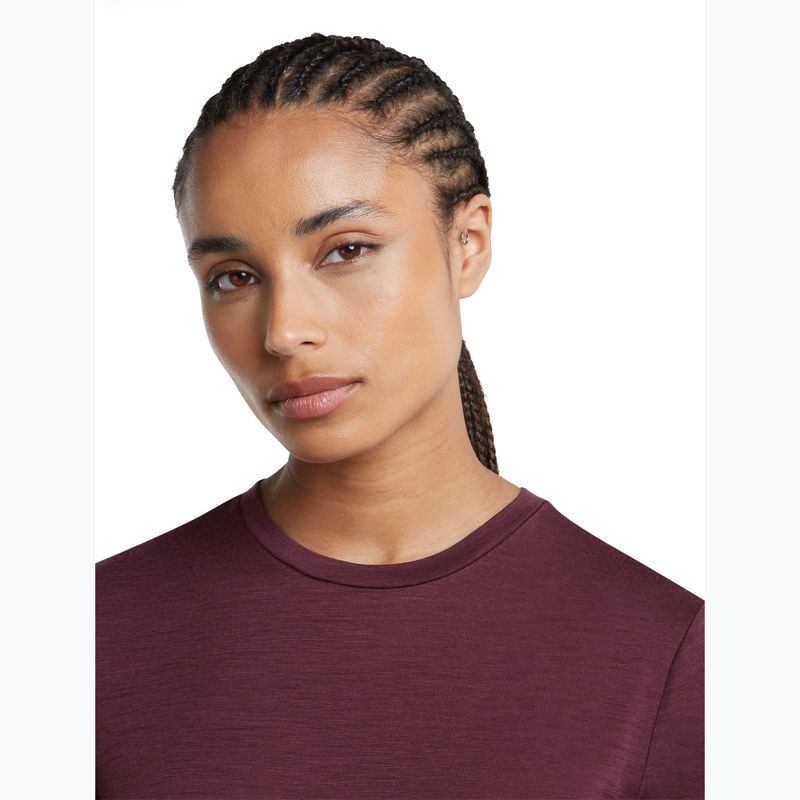 Damen-Trekkingshirt icebreaker Merino 150 Tech Lite III dark berry 6