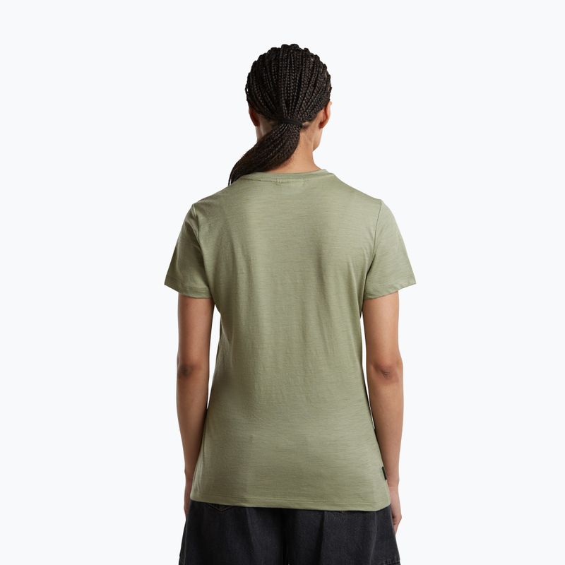 Damen Funktionsshirt Icebreaker Merino 150 Tech Lite Peaceful Pass Lichen 3