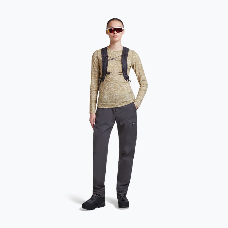 Damen-Longsleeve icebreaker Merino 200 Oasis Crewe Moss Bloom cumin/undyed/aop 2