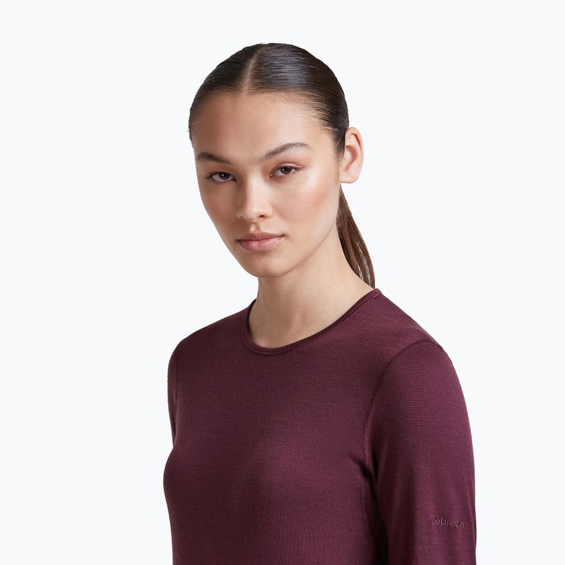 Damen-Funktionssweatshirt Icebreaker 200 Oasis Crewe Dark Berry 6