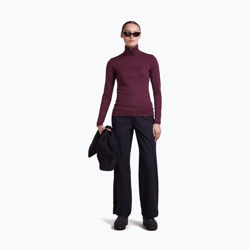 Damen-Funktionssweatshirt Icebreaker 200 Oasis LS Half Zip dark berry 2