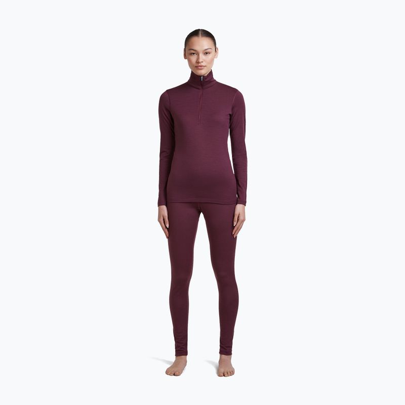 Damen-Funktionssweatshirt Icebreaker 200 Oasis LS Half Zip dark berry 4