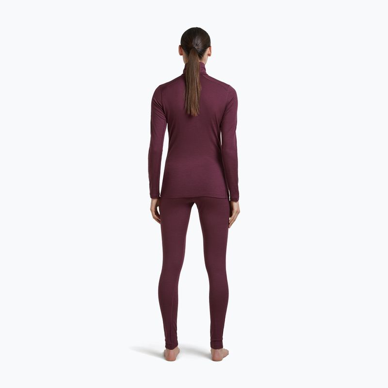 Damen-Funktionssweatshirt Icebreaker 200 Oasis LS Half Zip dark berry 5