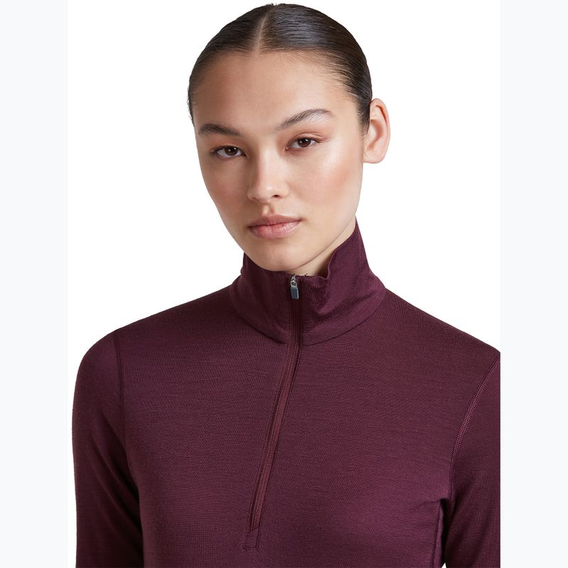 Damen-Funktionssweatshirt Icebreaker 200 Oasis LS Half Zip dark berry 6