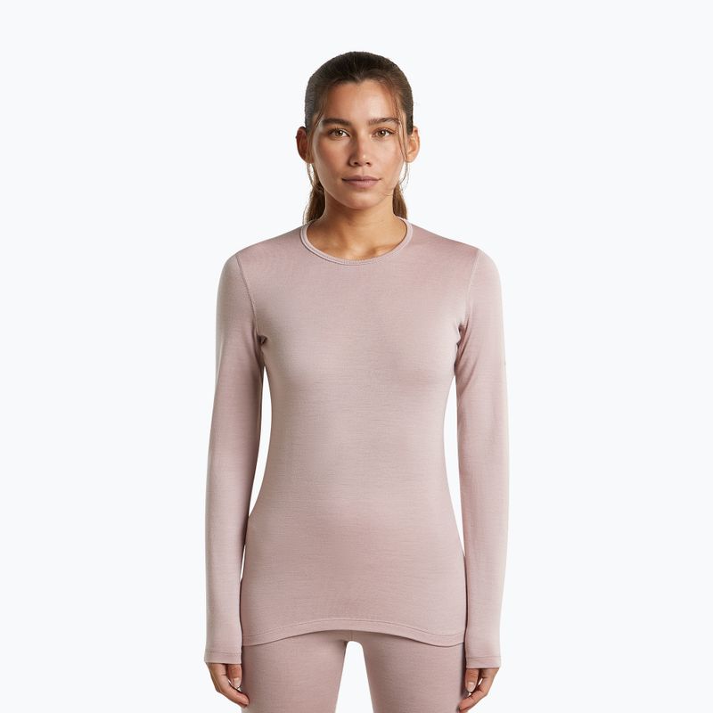 Damen-Funktionssweatshirt Icebreaker 260 Tech Crewe Pink Quartz