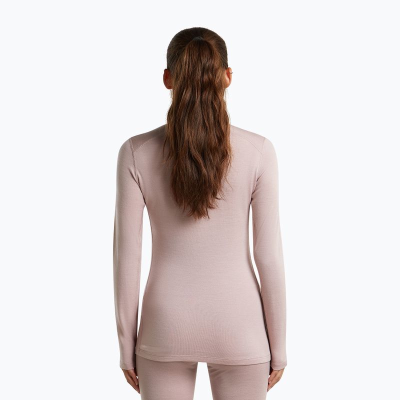 Damen-Funktionssweatshirt Icebreaker 260 Tech Crewe Pink Quartz 3