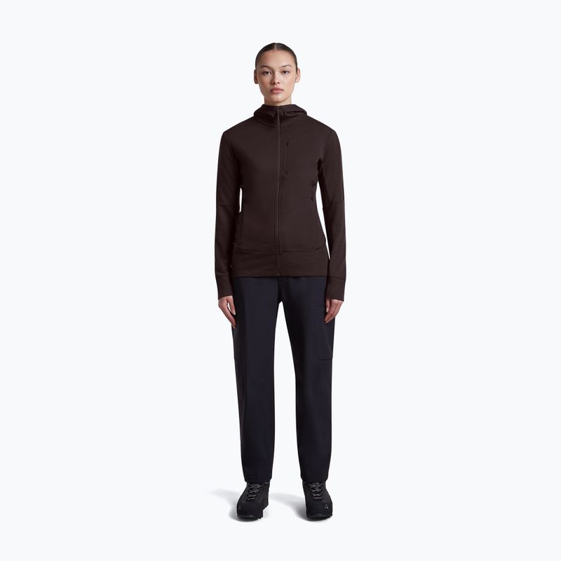 Damenpullover Icebreaker Merino 260 Quantum IV LS Zip Hoodie bittersweet 4