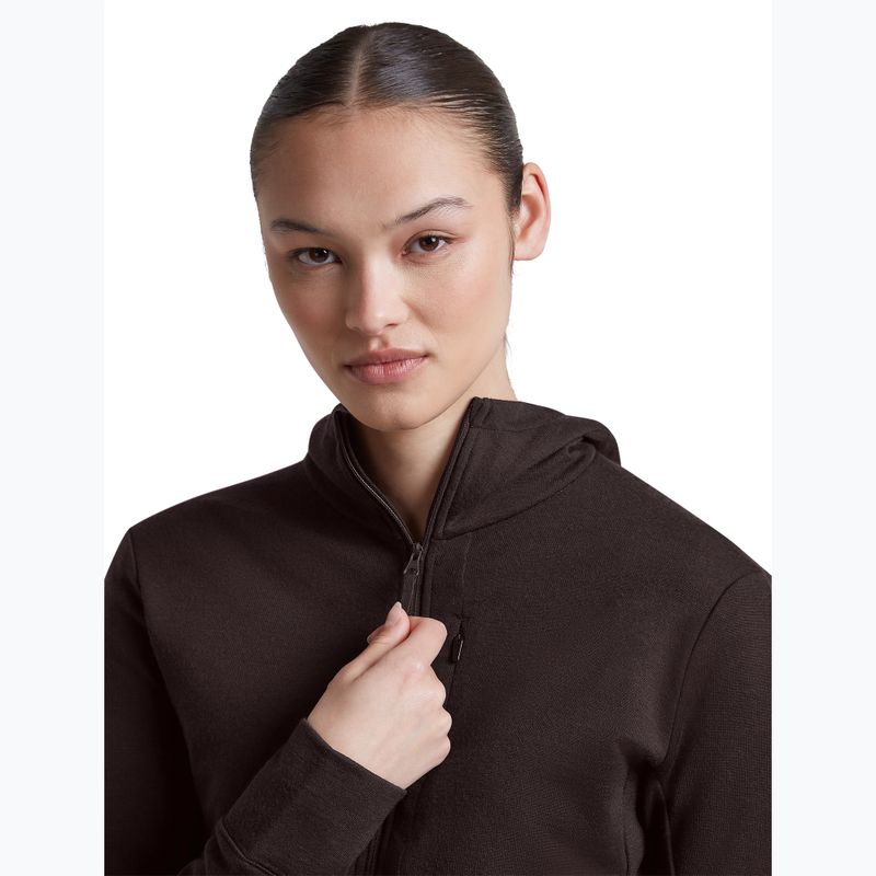 Damenpullover Icebreaker Merino 260 Quantum IV LS Zip Hoodie bittersweet 6