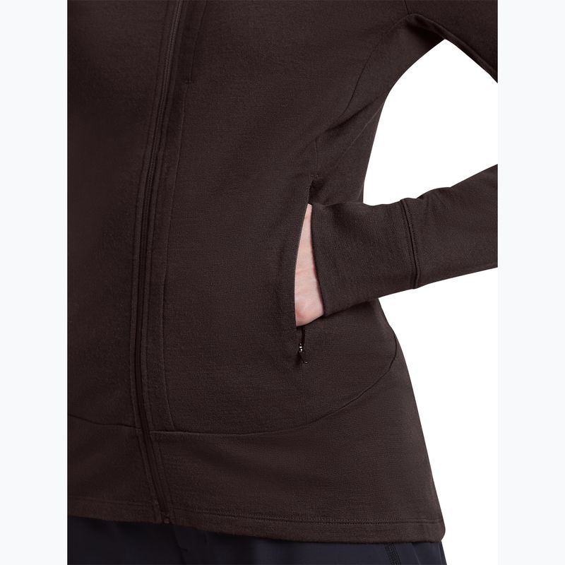 Damenpullover Icebreaker Merino 260 Quantum IV LS Zip Hoodie bittersweet 7
