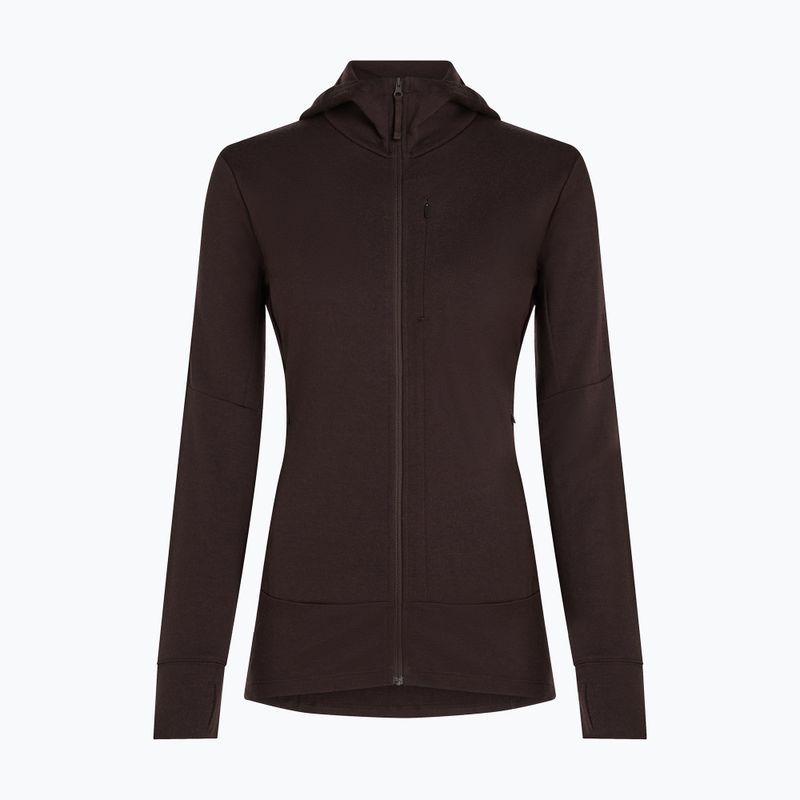 Damenpullover Icebreaker Merino 260 Quantum IV LS Zip Hoodie bittersweet 9