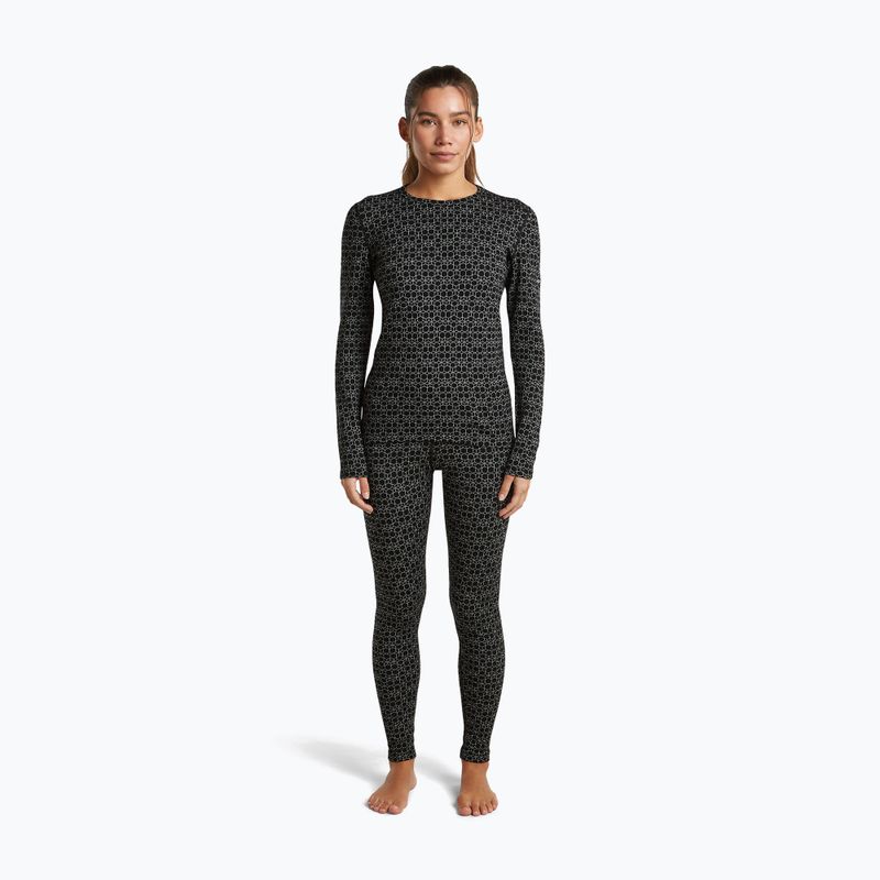 Damen Thermohose icebreaker Merino 260 Tech Vertex High Rise black/snow 2