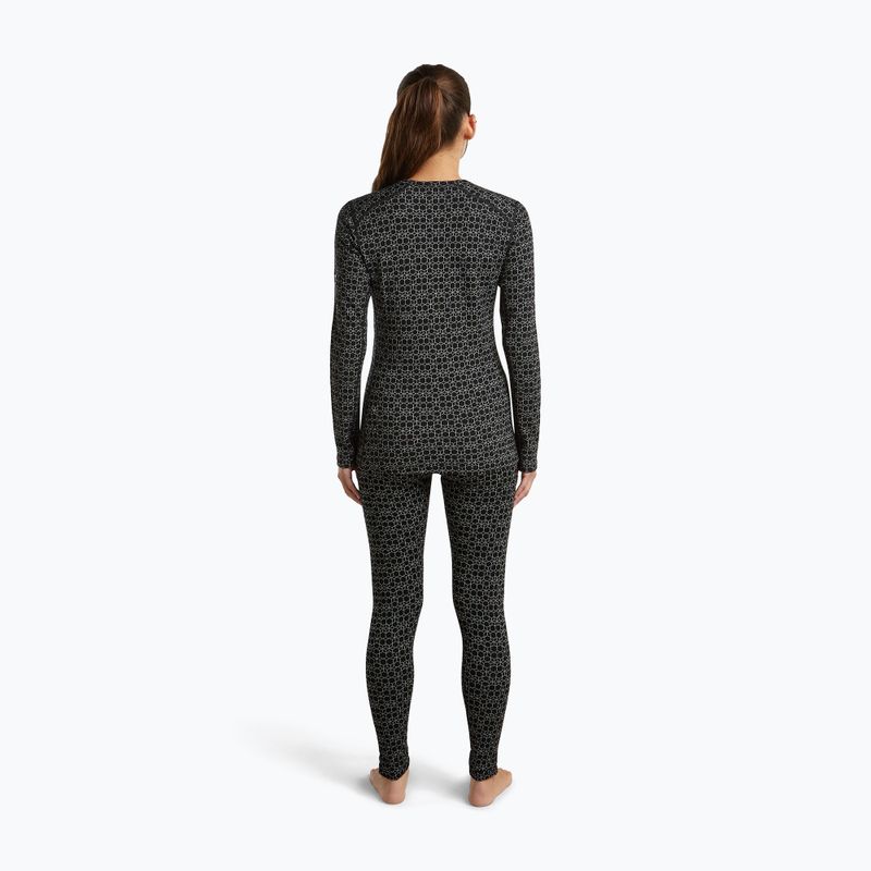Damen-Funktionssweatshirt Icebreaker Merino 260 Tech Vertex Crewe Black/Snow 4