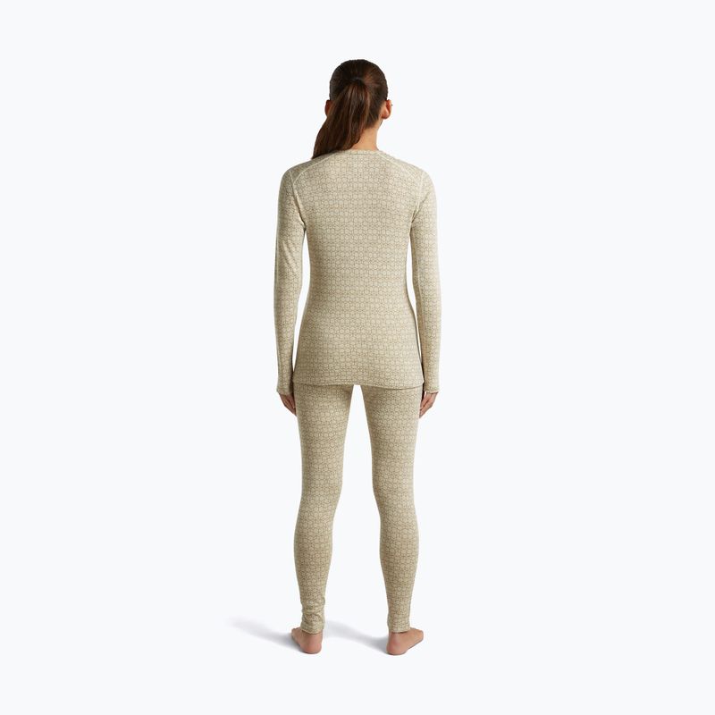 Damen-Funktionssweatshirt Icebreaker Merino 260 Tech Vertex Crewe Undyed/Cumin 4