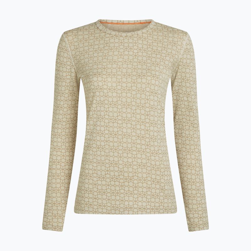 Damen-Funktionssweatshirt Icebreaker Merino 260 Tech Vertex Crewe Undyed/Cumin 5