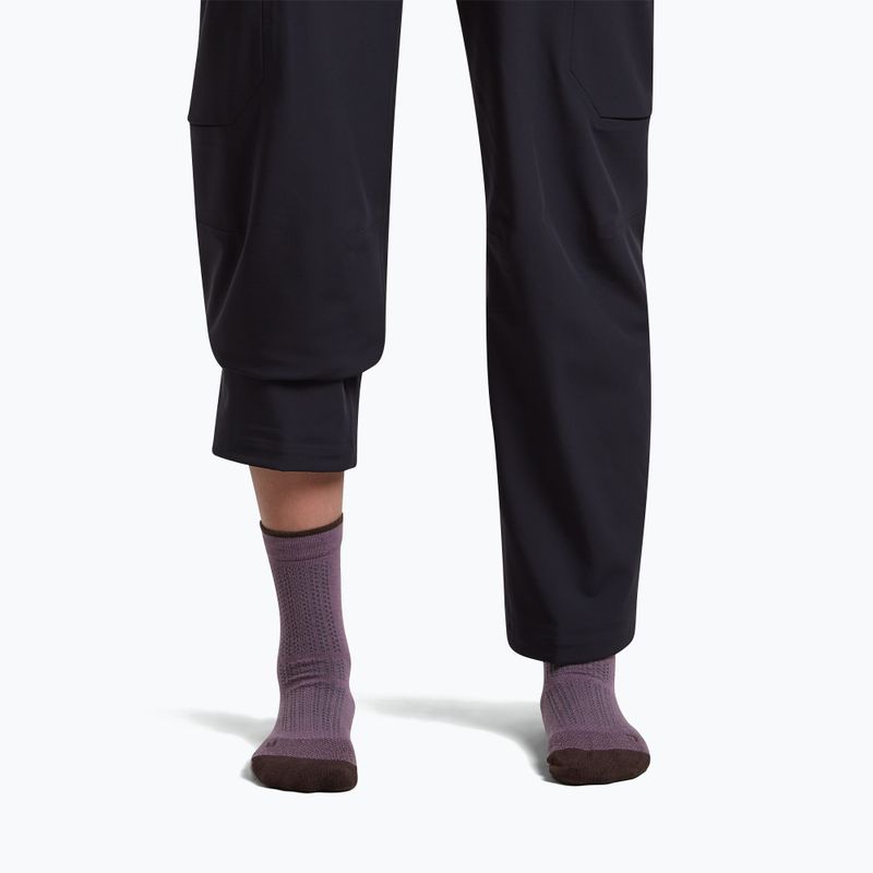 Damensocken Icebreaker Merino Hike+ Ultralight Quarter grey plum/bittersweet 3
