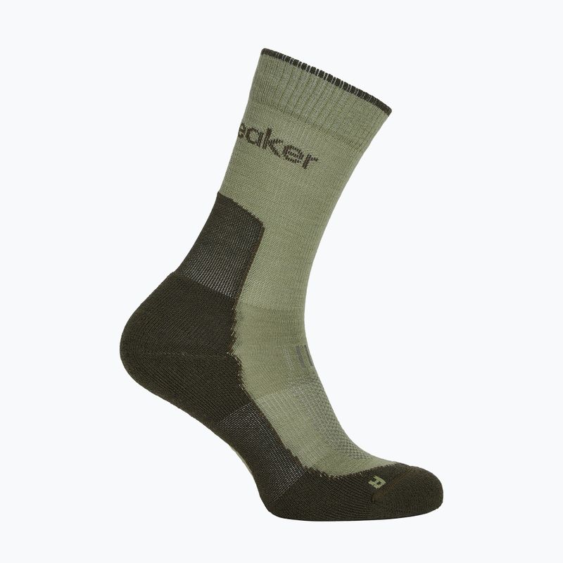 Damensocken Icebreaker Merino Hike+ Light Crew lichen/dark loden 2