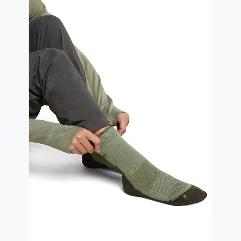 Damensocken Icebreaker Merino Hike+ Light Crew lichen/dark loden 4