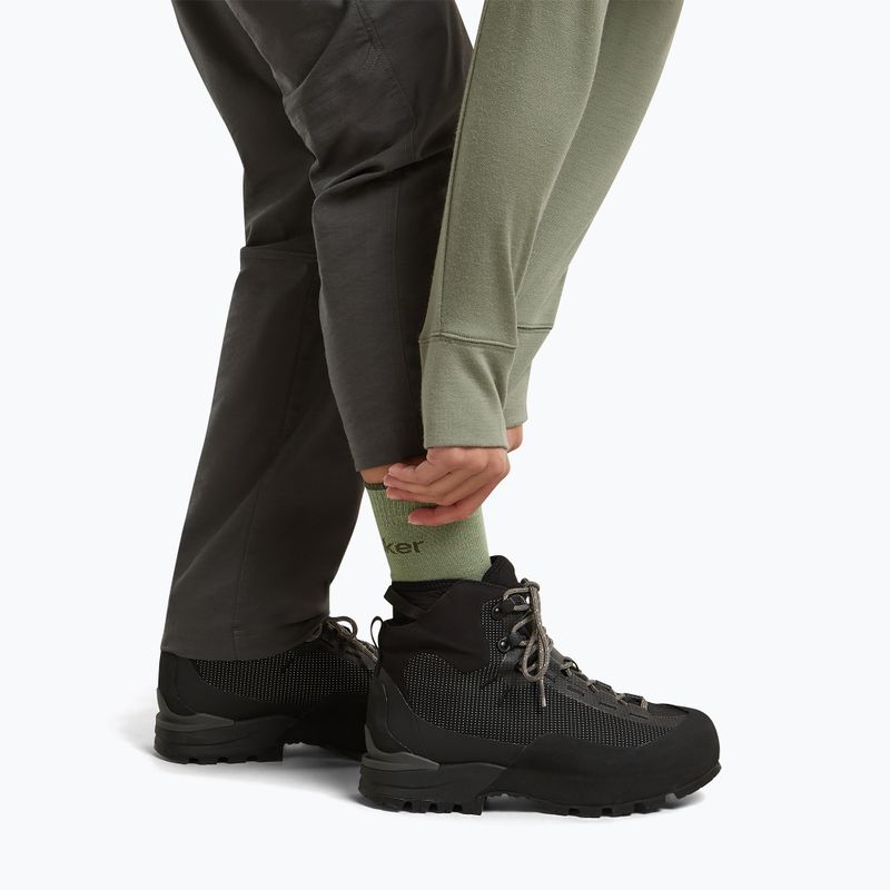 Damensocken Icebreaker Merino Hike+ Light Crew lichen/dark loden 5