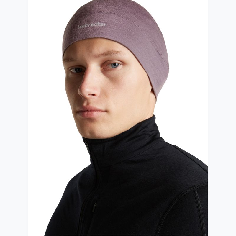 Wintermütze icebreaker Merino 200 Oasis Beanie grey plum 5