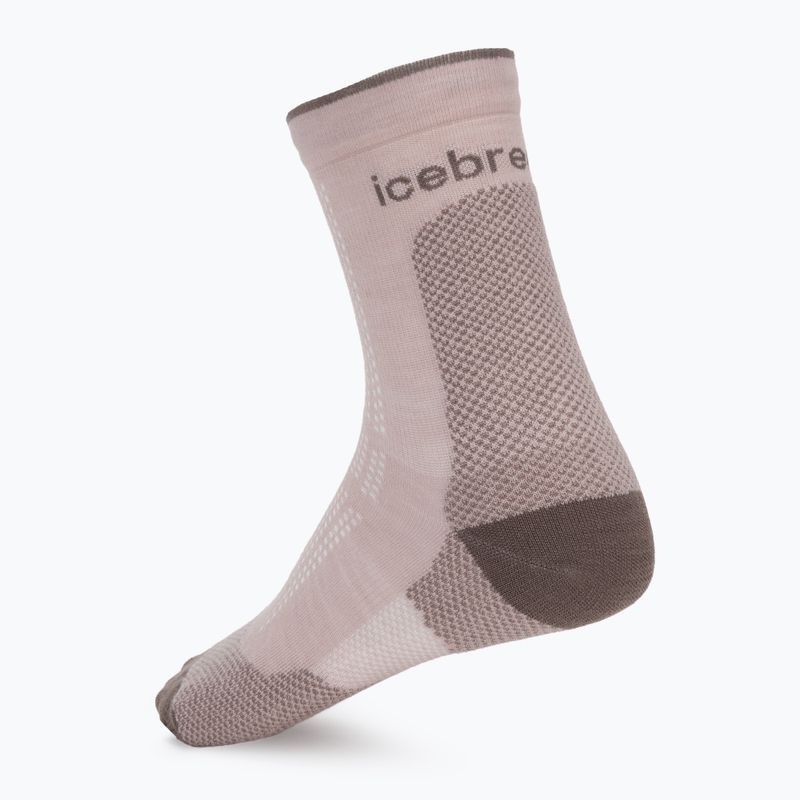 Damen Socken Icebreaker Merino Hike+ Ultralight Quarter pink quartz/porcini 2