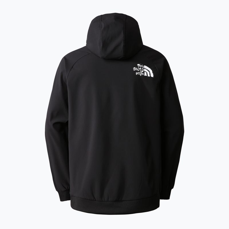 Herren-Trekking-Sweatshirt The North Face Bedruckter Tekno Hoodie schwarz NF0A7ZUHKY41 11