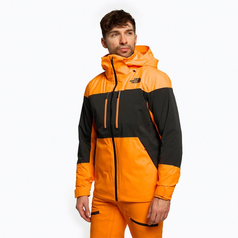 Herren Skijacke The North Face Chakal orange und schwarz NF0A5GM37Q61