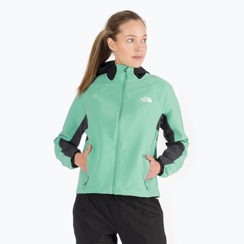 Damen Softshelljacke The North Face AO Softshell Hoodie grün NF0A7ZE990Q1