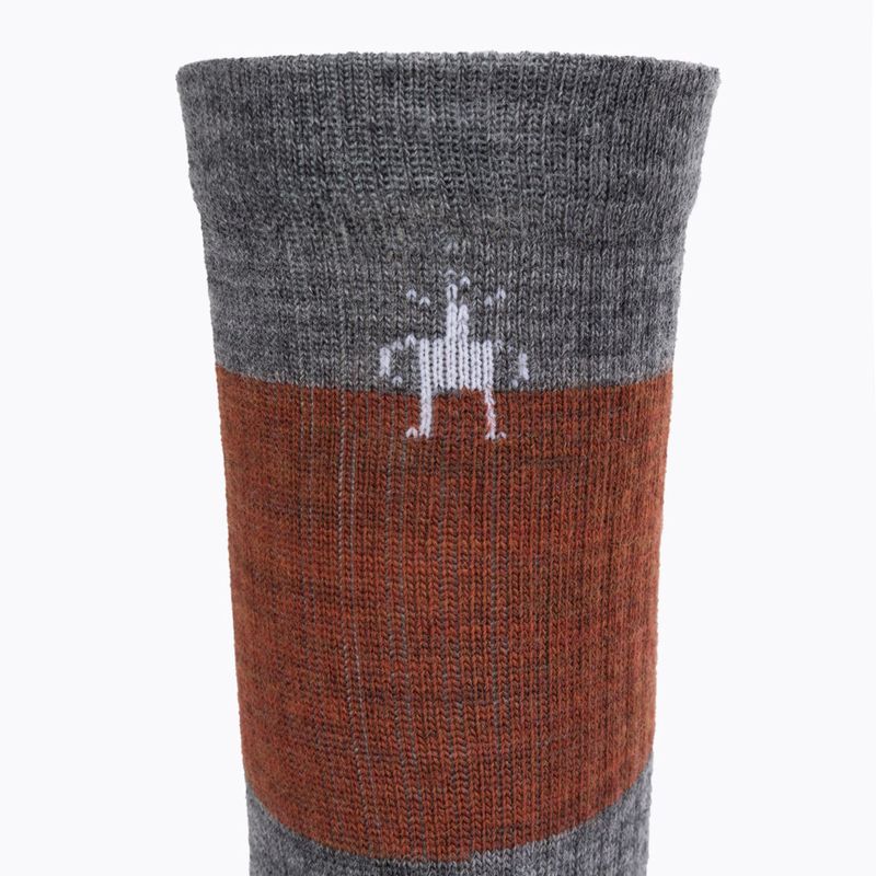 Smartwool Everyday Blocked Stripe Crew grau Trekkingsocken SW001940052 3