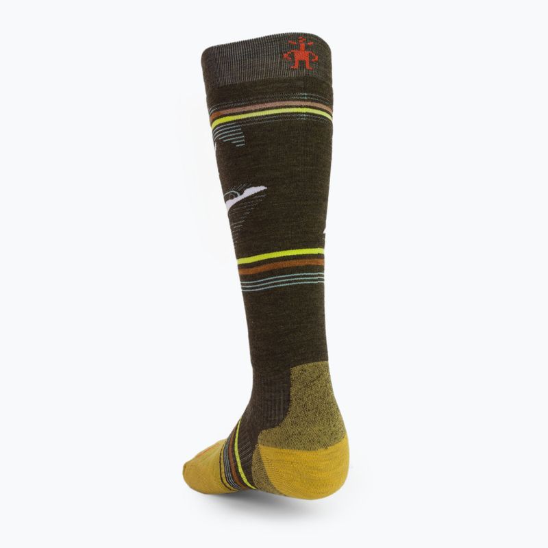Herren Smartwool Snowboard Targeted Cushion Piste Machine OTC grün SW001922 Snowboardsocken 2